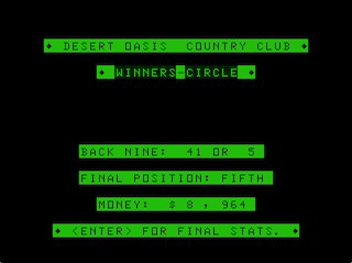 Desert Golf game screen #10