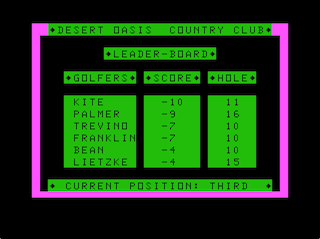 Desert Golf game screen #2