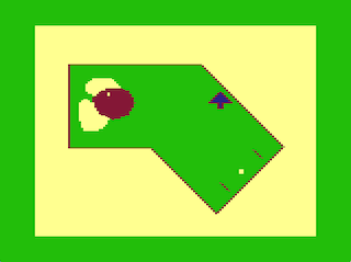 Desert Golf Hole #3 overhead screen