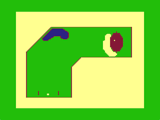 Desert Golf Hole #4 overhead screen