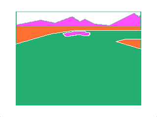 Desert Golf Hole #4 Tee view screen