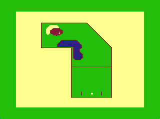 Desert Golf Hole #6 overhead screen