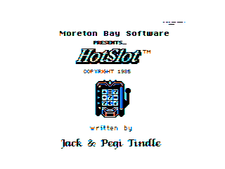 Hotslot intro screen #1