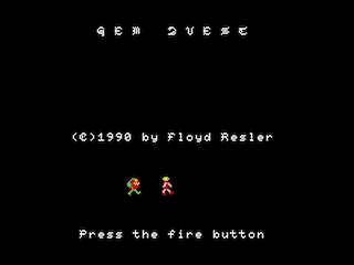 Gem Quest Intro screen