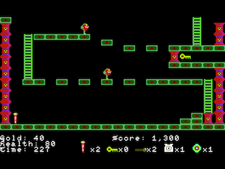 Gem Quest level 2, screen 1