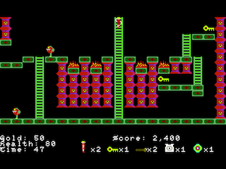 Gem Quest level 2, screen 5
