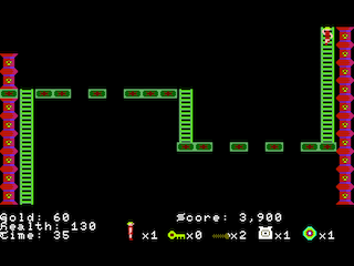 Gem Quest level 2, screen 8