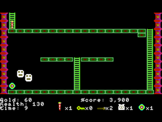 Gem Quest level 2, screen 9