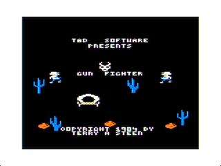 Gun Fighter intro screen