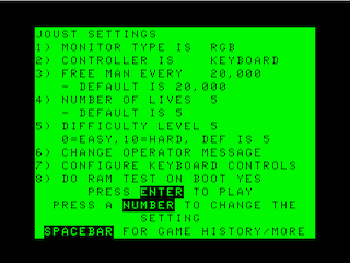 Joust configure screen 1