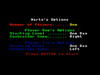 Marty's Nightmare options
