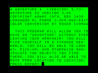 Mission Impossible intro screen
