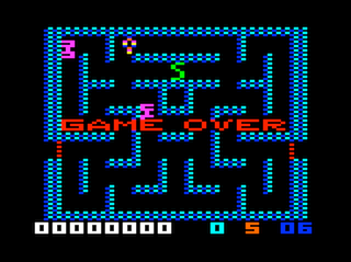 Robot Nightmare game over screen
