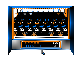 Shooting Gallery game screen