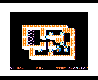 Soko-ban Level 2 game screen on Coco 1/2