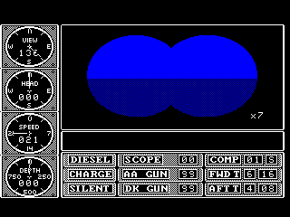 Sub Battle Simulator game screen #2 - Binocular view