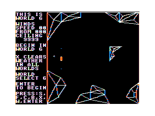 Worlds of Flight world #6 map screen